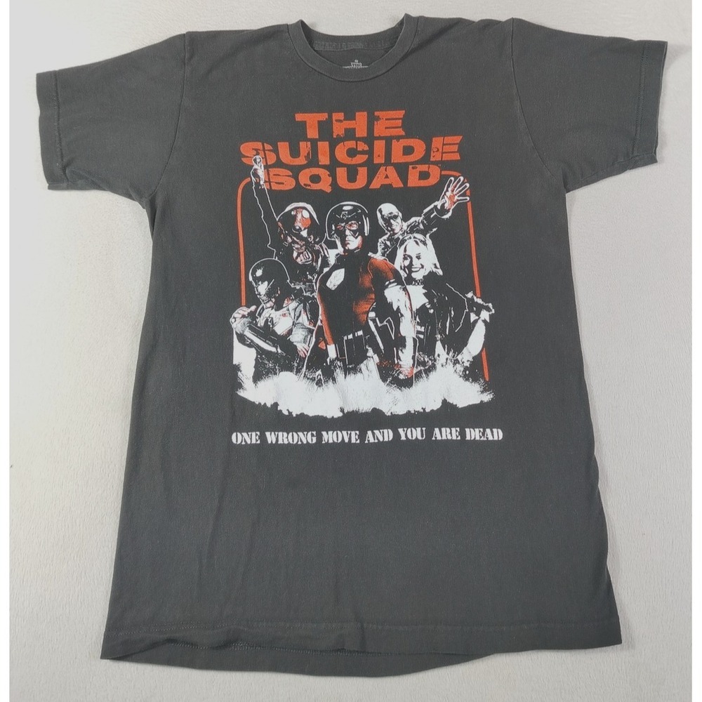 The Suicide Squad Shirt Mens Medium Black DC Comics Graphic Tee Harley Quinn